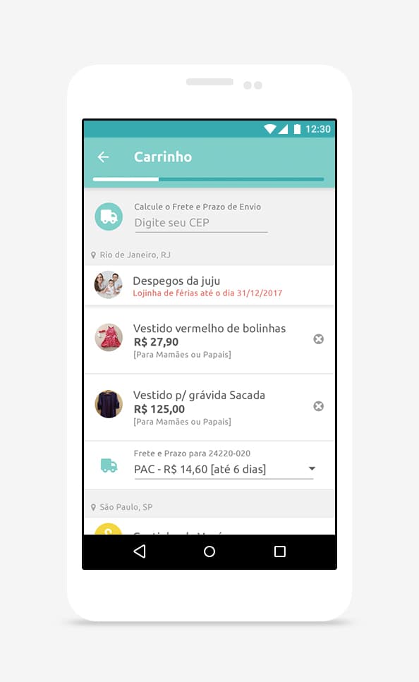 Vou colocar no carrinho.