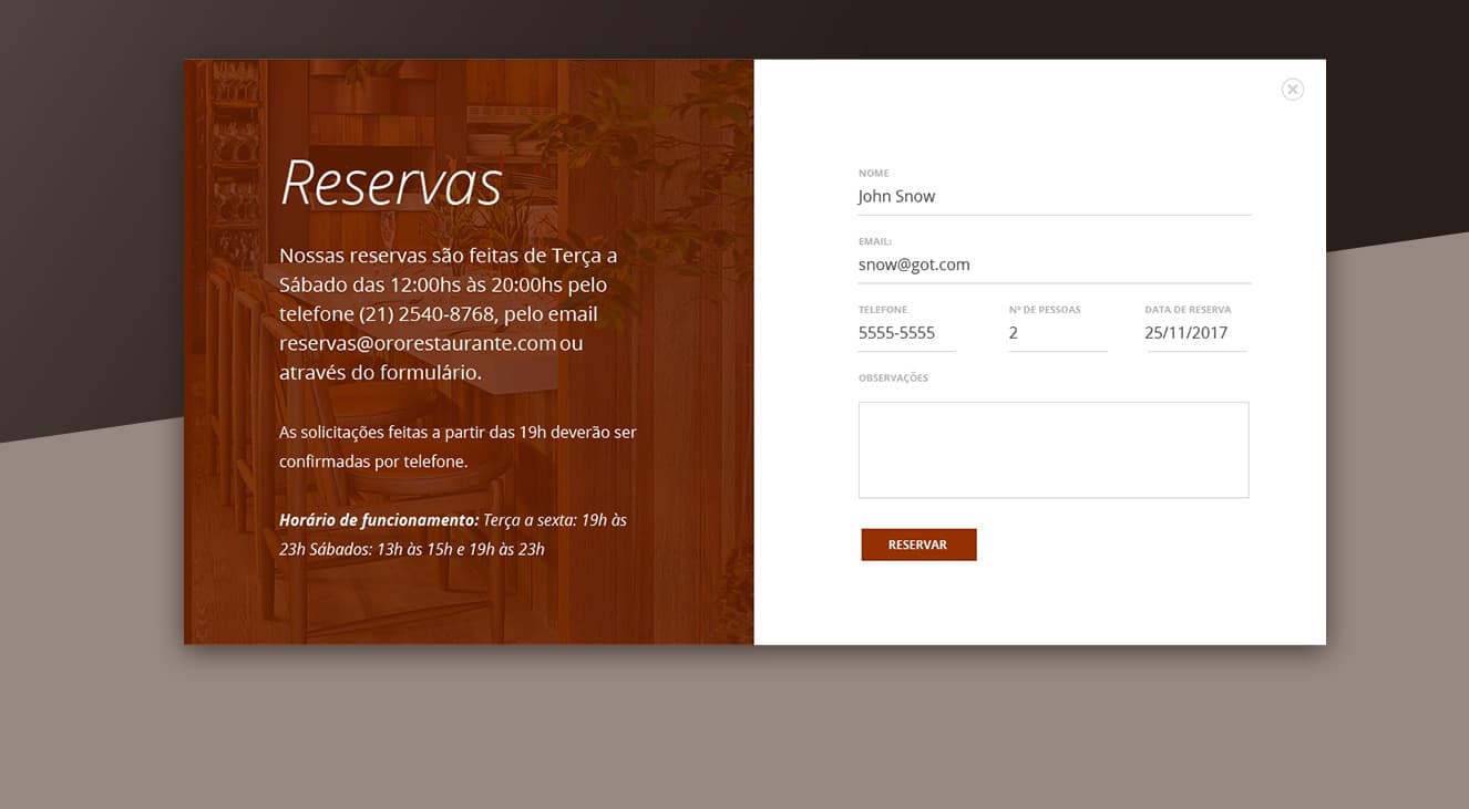 Oro Restaurante